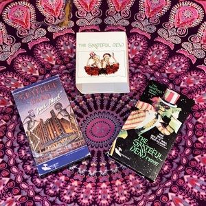 Retro 1987 Grateful Dead movie VHS Set.